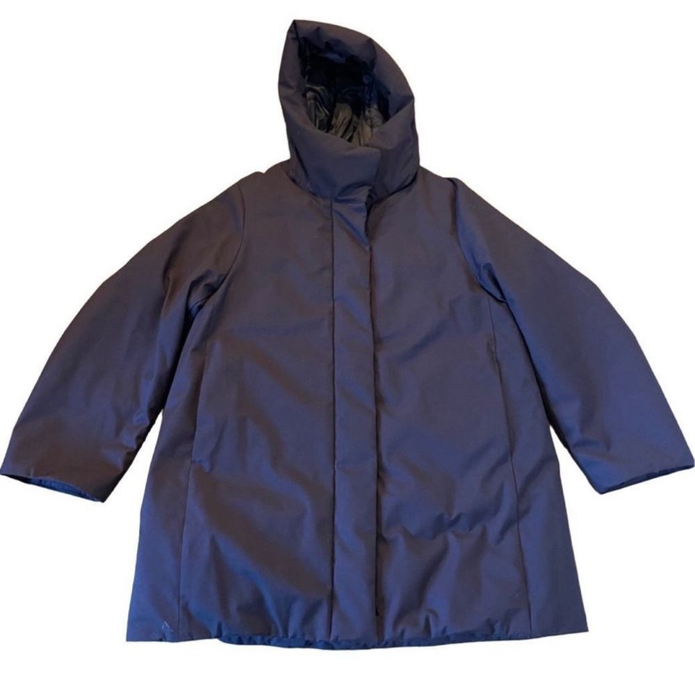 Uniqlo down water resistant hood puffer winter jacket parka